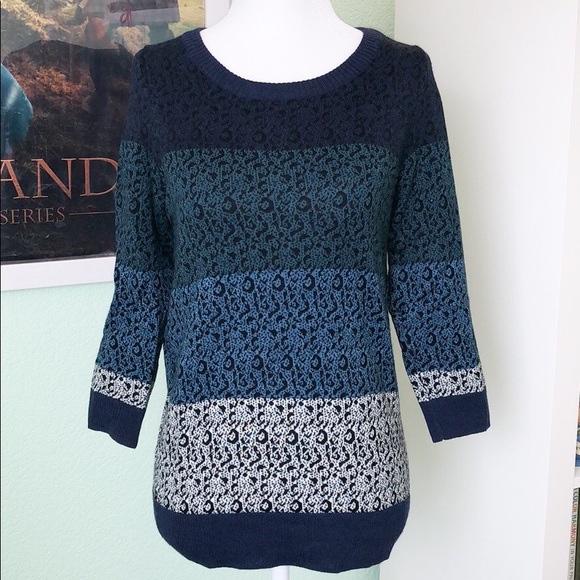 The Limited Sweaters - The Limited Striped Wool Sweater